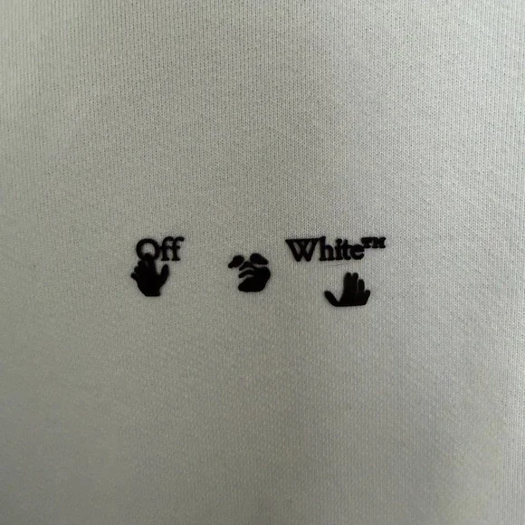 Off-White Sky Blue Hoodie - Picture 4 of 8